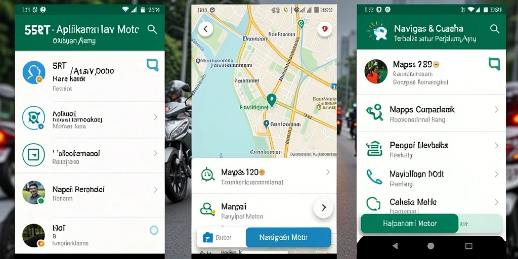 Antarmuka 5RT yang jelas dan fungsional untuk Navigasi Motor.