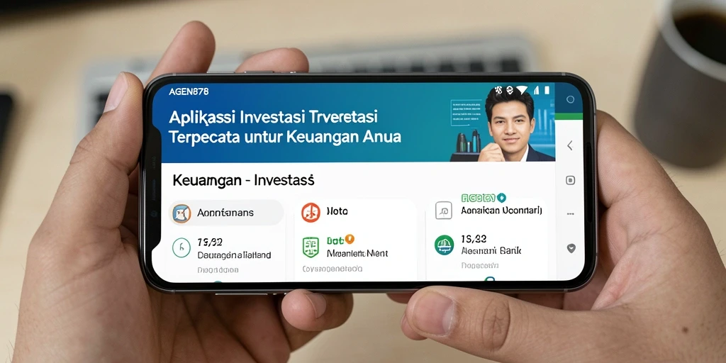 Antarmuka AGEN878 yang menarik dan informatif untuk investasi.